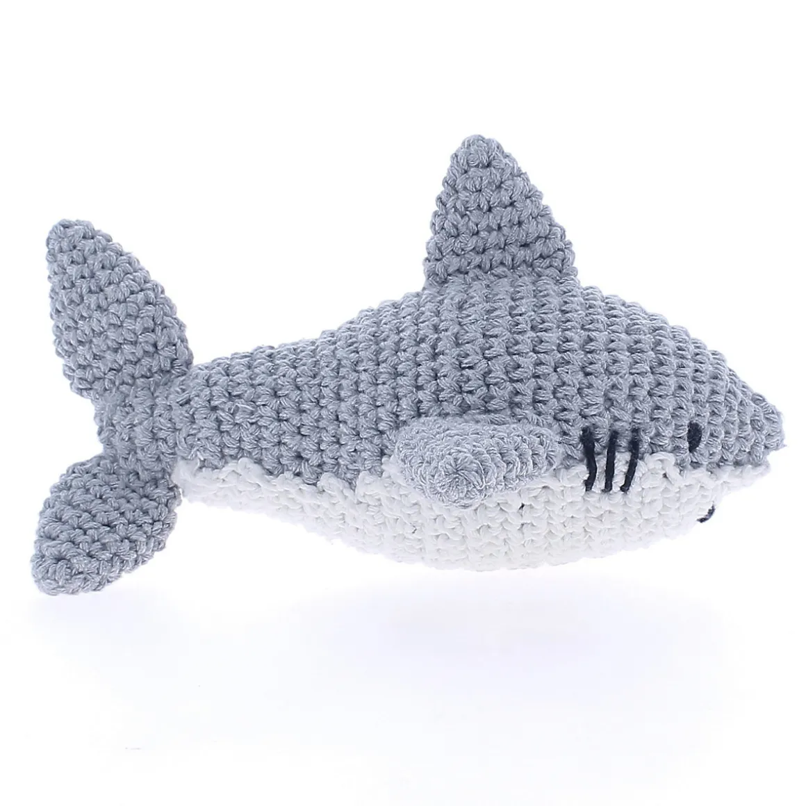 Hoooked DIY-kit Maverick Shark, den kjempesnille haien! L 21 cm