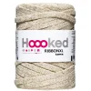 Hoooked Ribbon XL garn Lurex 250 g gull – Golden Glitter