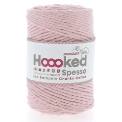 Hoooked Spesso Eco Barbante Chunky Cotton by Panduro Yarn – 500 g lyserosa, Blossom S510