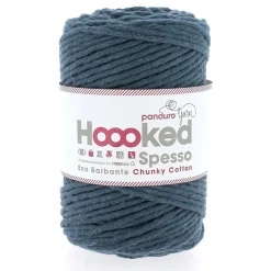 Hoooked Spesso Eco Barbante Chunky Cotton by Panduro Yarn – 500 g petroleum, Petrol S902