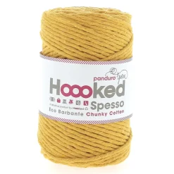 Hoooked Spesso Eco Barbante Chunky Cotton by Panduro Yarn – 500 g curry, Curry S470