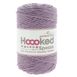 Hoooked Spesso Eco Barbante Chunky Cotton by Panduro Yarn – 500 g lilla, Orchid S600