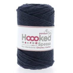 Hoooked Spesso Eco Barbante Chunky Cotton by Panduro Yarn – 500 g marine, Marine S904