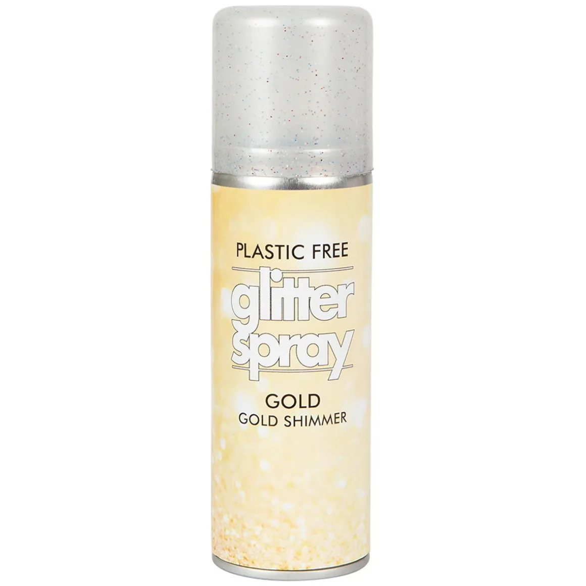 Hårspray glitter gull 100 ml – pynt håret til fest, karneval og utkledning!