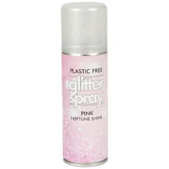 Hårspray glitter rosa 100 ml – pynt håret til fest, karneval og utkledning!