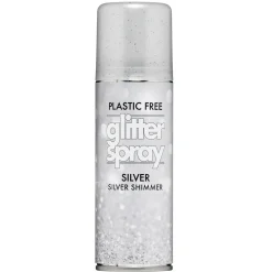 Hårspray glitter sølv 100 ml – gi håret litt bling til fest, karneval og utkledning!