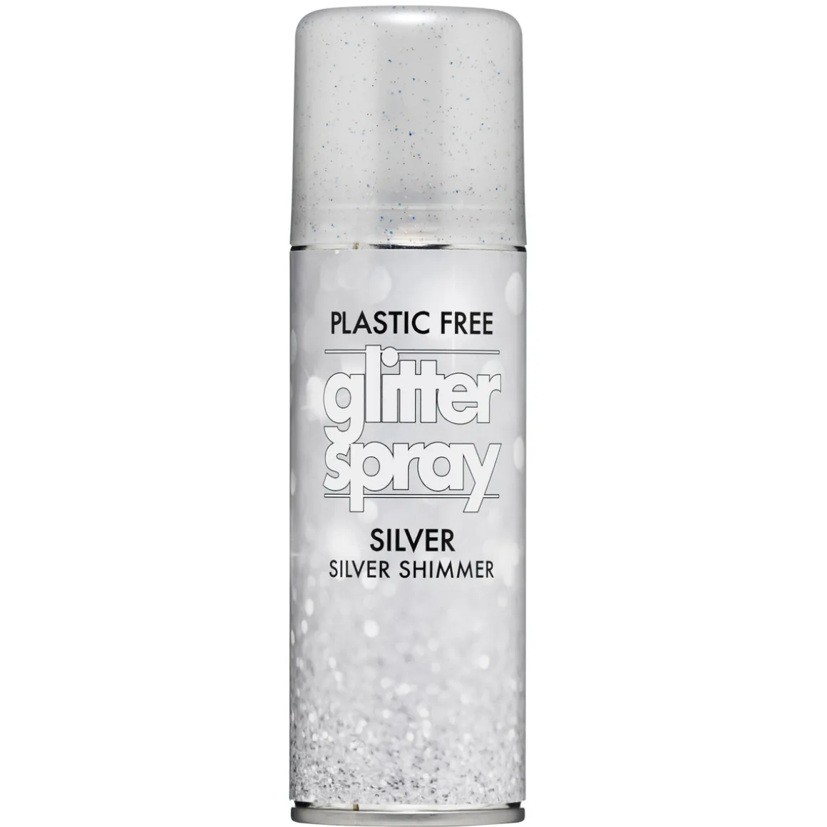 Hårspray glitter sølv 100 ml – gi håret litt bling til fest, karneval og utkledning!