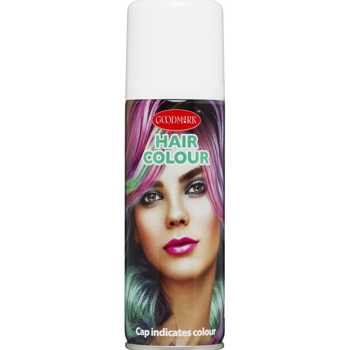 Hårspray hvit 125 ml – farg håret til fest, karneval og utkledning!