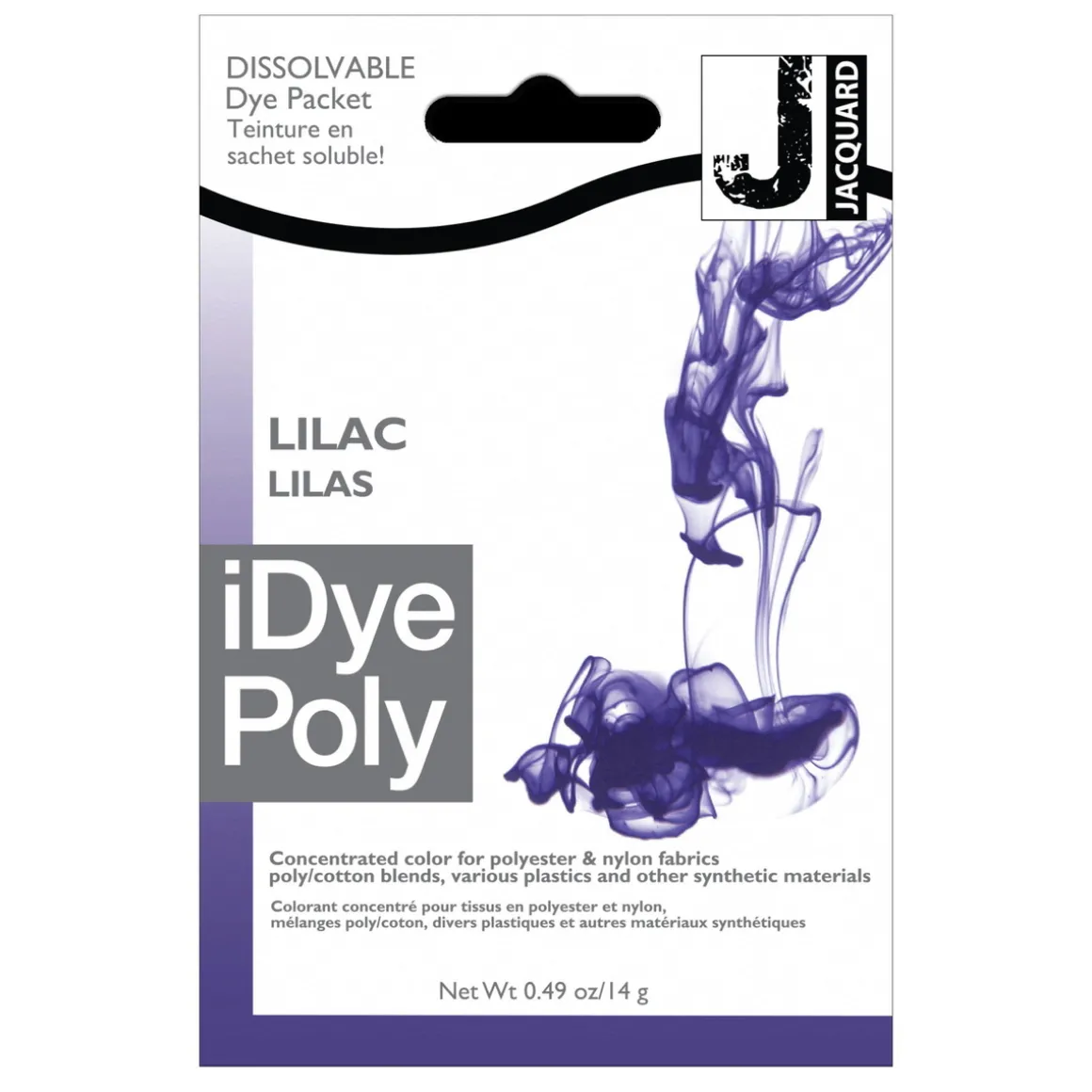 iDye Poly tekstilfarge for syntetisk materiale, Lilac 458