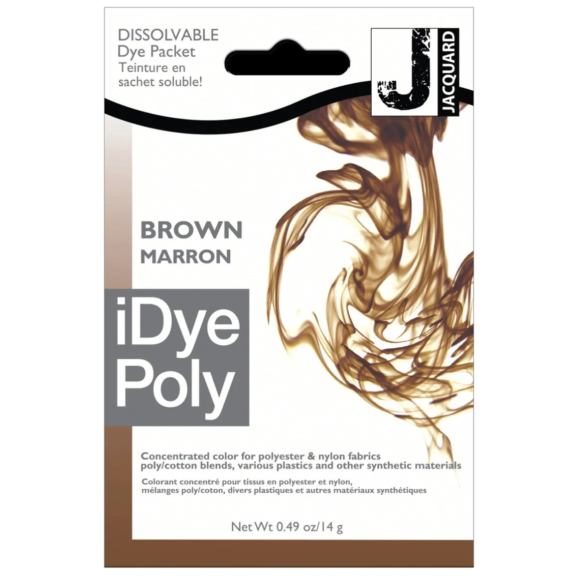 iDye Poly tekstilfarge for syntetisk materiale, Charcoal 454