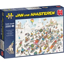 Jan van Haasteren puslespill – It’s all going downhill! XL-versjon, 2000 biter, 98×68 cm