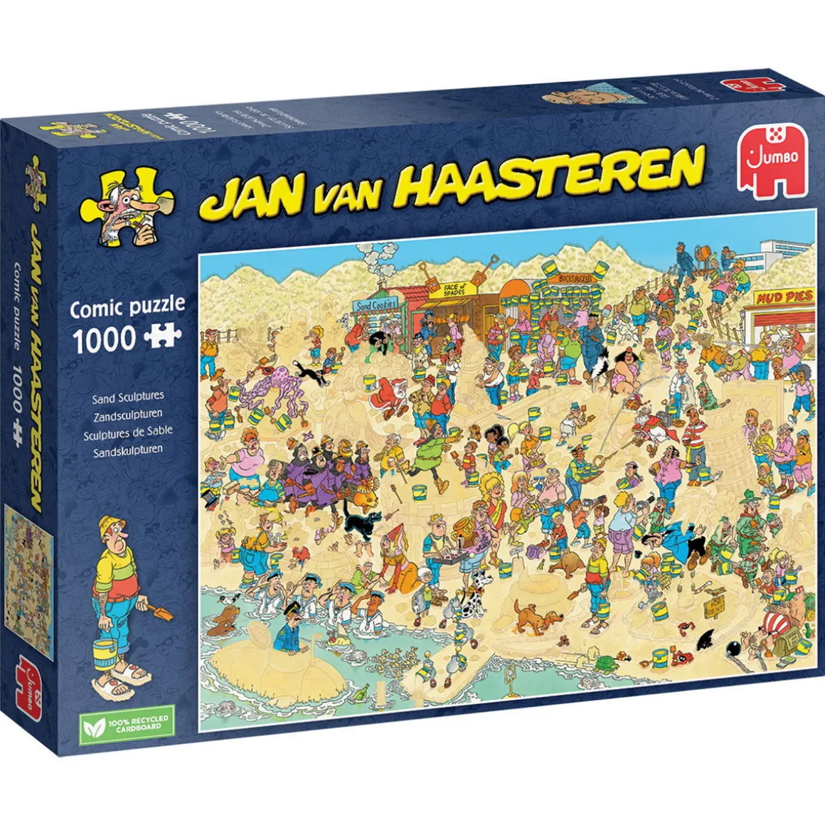 Jan van Haasteren puslespill Sand Sculptures, 1000 biter, 68×49 cm