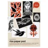 Japanpapir blokk A4 (210×297 mm), 48 ark, 35 g/m²
