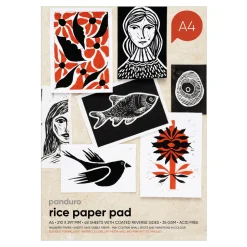 Japanpapir blokk A4 (210×297 mm), 48 ark, 35 g/m²