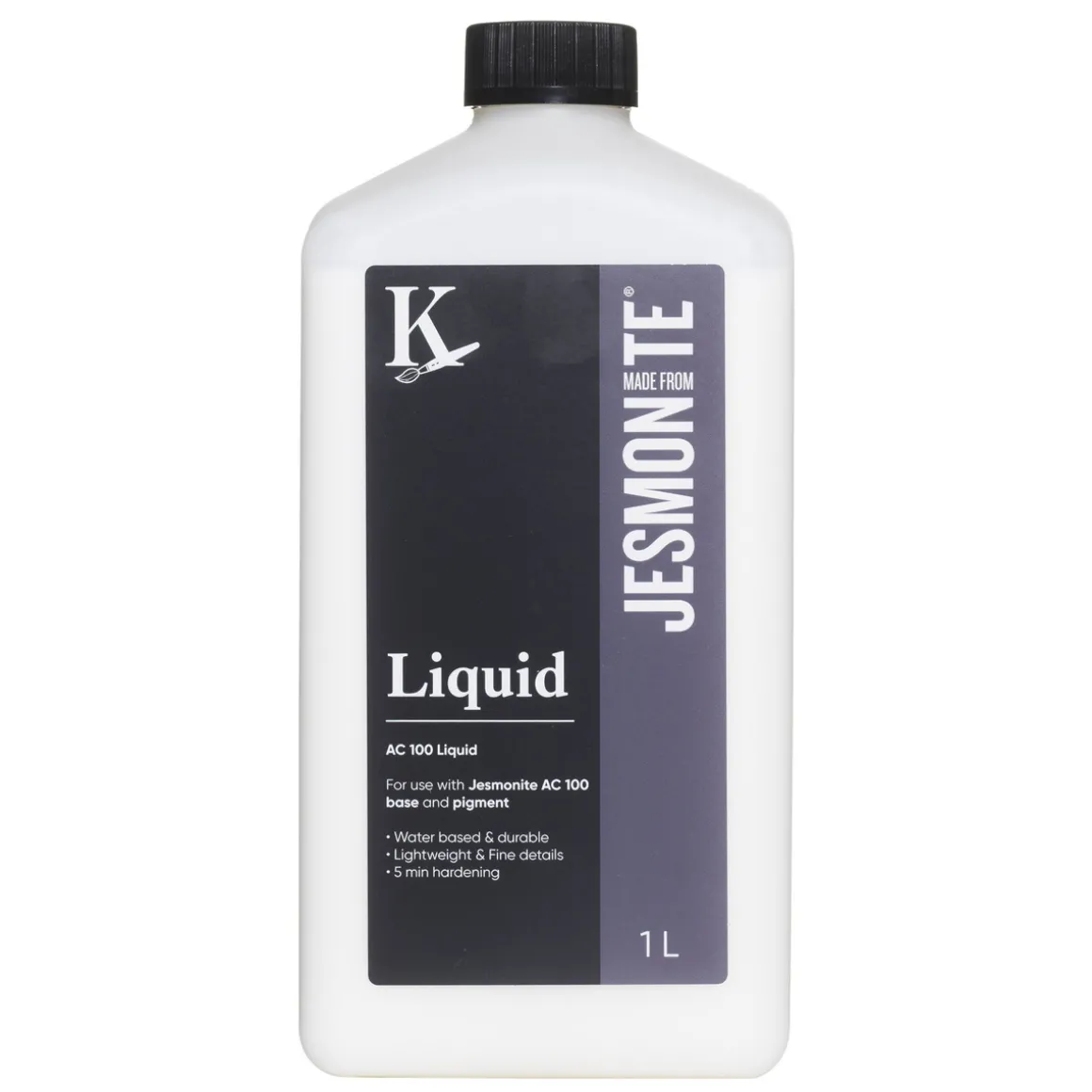 Jesmonite Liquid AC100 1 kg – den flytende komponenten for å støpe Jesmonite