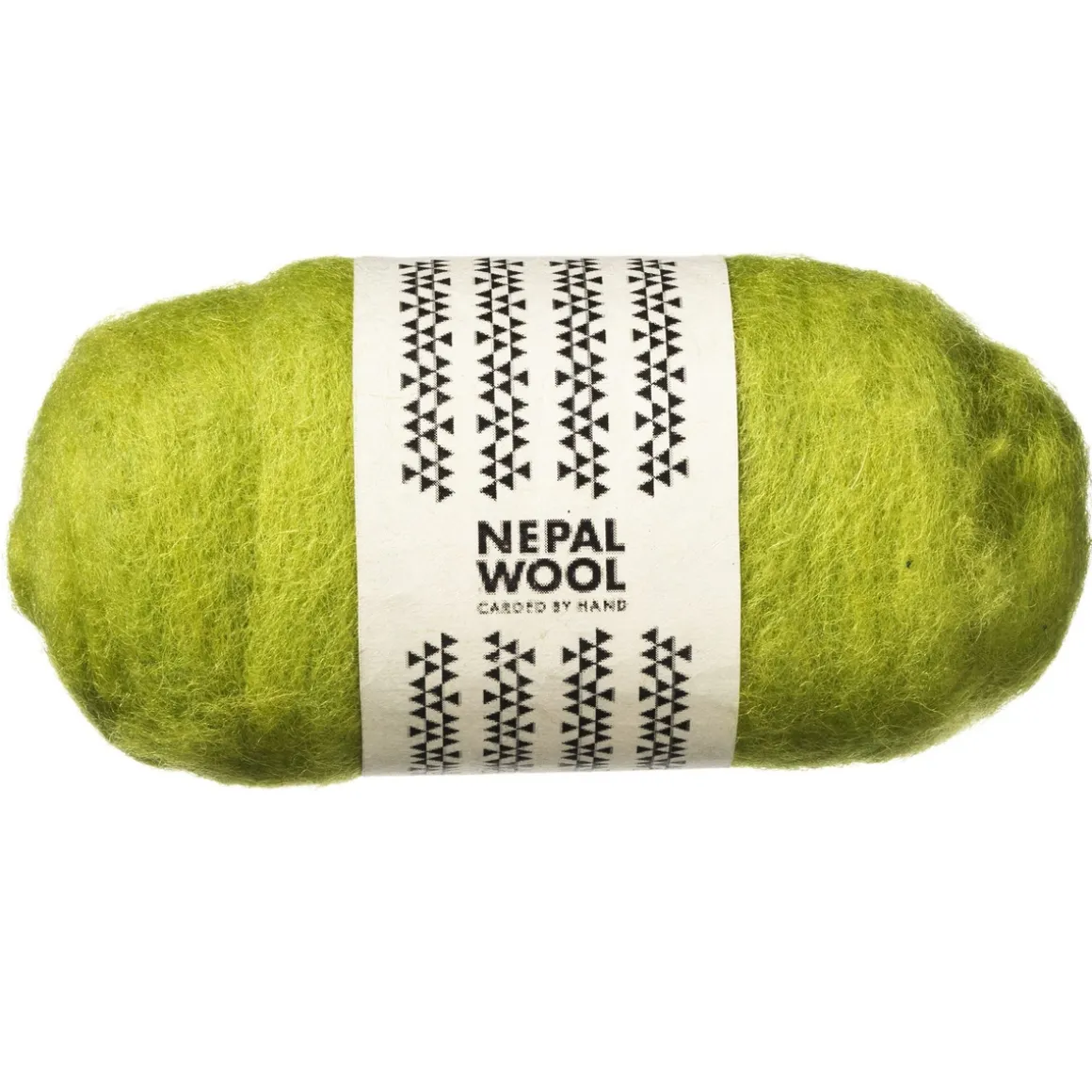 Kardet ull 50 g lime