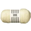 Kardet ull 50 g naturhvit