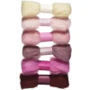 Kardet ull sett 6x2 g rosa