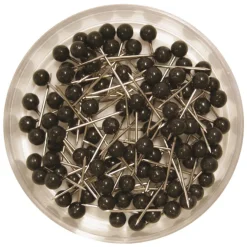 Kartnåler 19 mm 100 stk Sorte