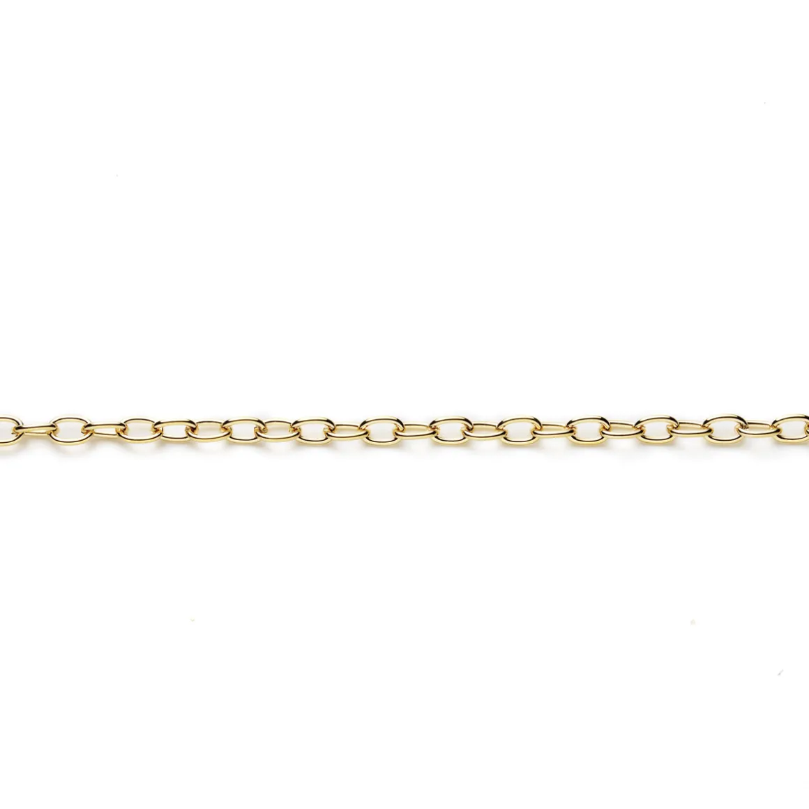 Kjede Gullfarget 5 mm 1 m