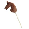 Kjepphest New forest – udekorert hest med trepinne, lengde 85 cm