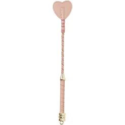 Kjepphest ridepisk, en snill pisk med hjerteutsmykning, lengde 32 cm