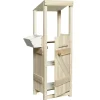 Kjeppheststall i lyst FSC-merket tre, 32×25×97 / 88 cm, leveres umontert