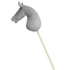 Kjepphest Welsh pony – udekorert hest med trepinne, lengde 85 cm