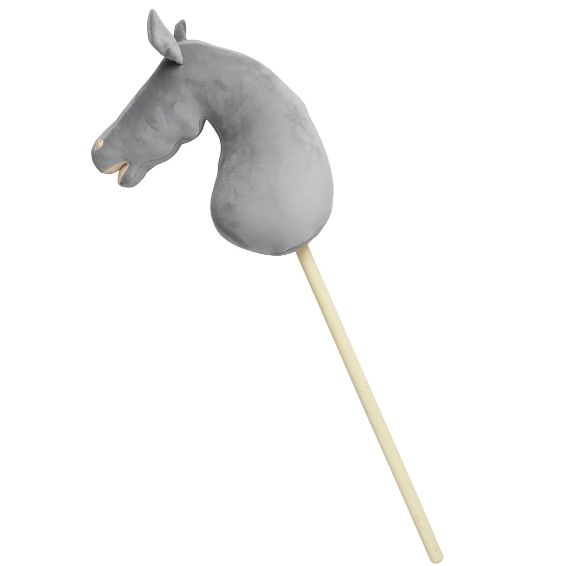 Kjepphest Welsh pony – udekorert hest med trepinne, lengde 85 cm