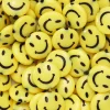 50 klargule store runde smileyperler – spre glede med smileys! Ø14 mm