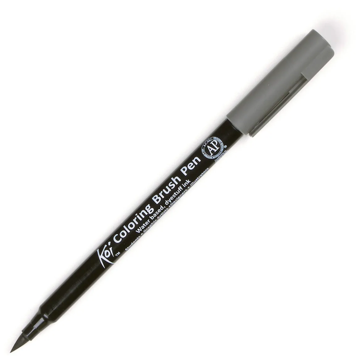 Koi Color Brush Pen Dk Wa Gray