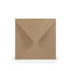 Konvolutt 5 stk. 164x164 mm kraft