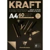 Kraft blokk A4 Brown/Black