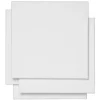 Kreatima lerret – 30×30 cm, 4-pakning – hvite