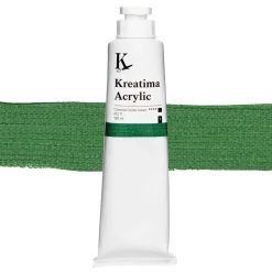 Kreatima Acrylic akrylmaling 120 ml – Chromium Oxide Green PG 17