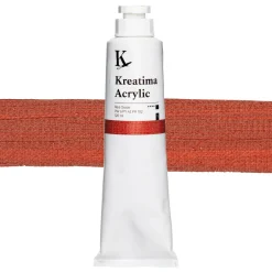 Kreatima Acrylic akrylmaling 120 ml – Red Oxide PW 6 PY 42 PR 102
