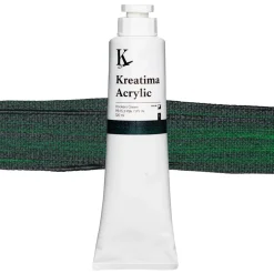 Kreatima Acrylic akrylmaling 120 ml – Hooker's Green PB 15:3 PBk 7 PY 74