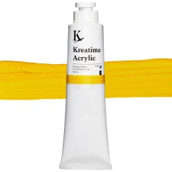 Kreatima Acrylic akrylmaling 120 ml – Primary Yellow PY 65 PW 6 PY 74