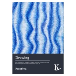 Kreatima Drawing tegneblokk A6 (105×148 mm), 20 ark, 170 g/m²
