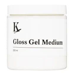 Kreatima Gloss Gel Medium, blankt gelbasert medium for akrylmaling, 250 ml