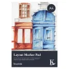 Kreatima Layout Marker Pad A4 (210×297 mm), 50 ark, 75 g/m² – lag skisser med markers og tusjpenner
