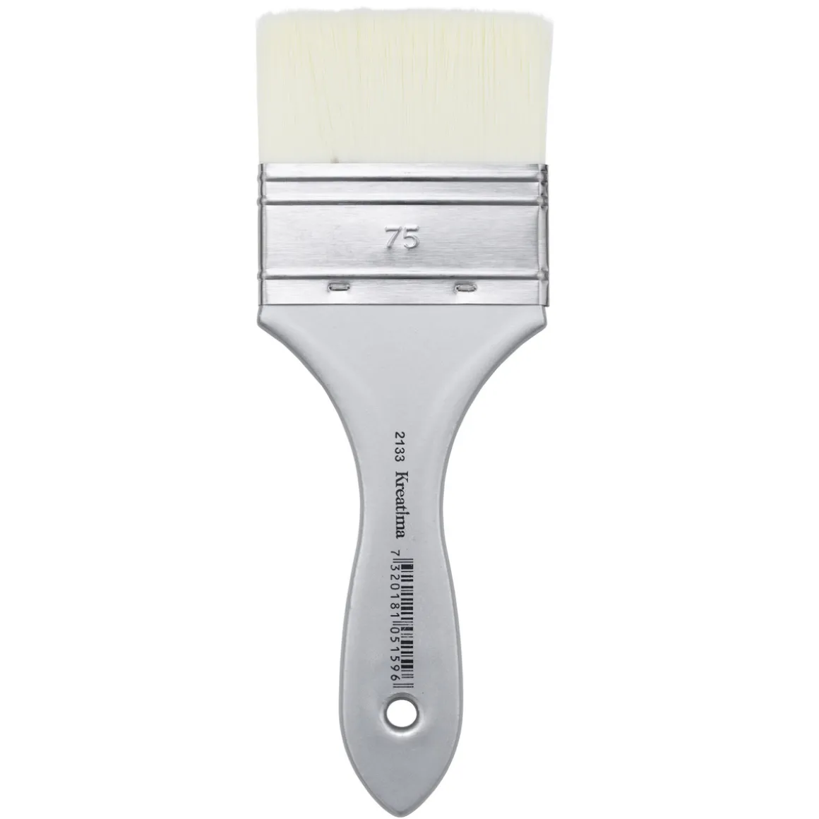 Kreatima Perfect Finish flat pensel, rett 75 mm