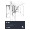 Kreatima Sketch skisseblokk A6 – 105×148 mm, 40 ark, 120 g/m²