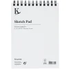 Kreatima Studio Sketch spiralbundet skisseblokk F0 (100x150 mm), 100 ark, 80 g/m²