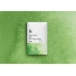 Kreatima Watercolour akvarellmaling 1/1 – Olive Green 056 PY3, PG36, PBr25