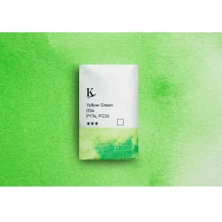 Kreatima Watercolour akvarellmaling 1/1 – Yellow Green 054 PY74, PG36