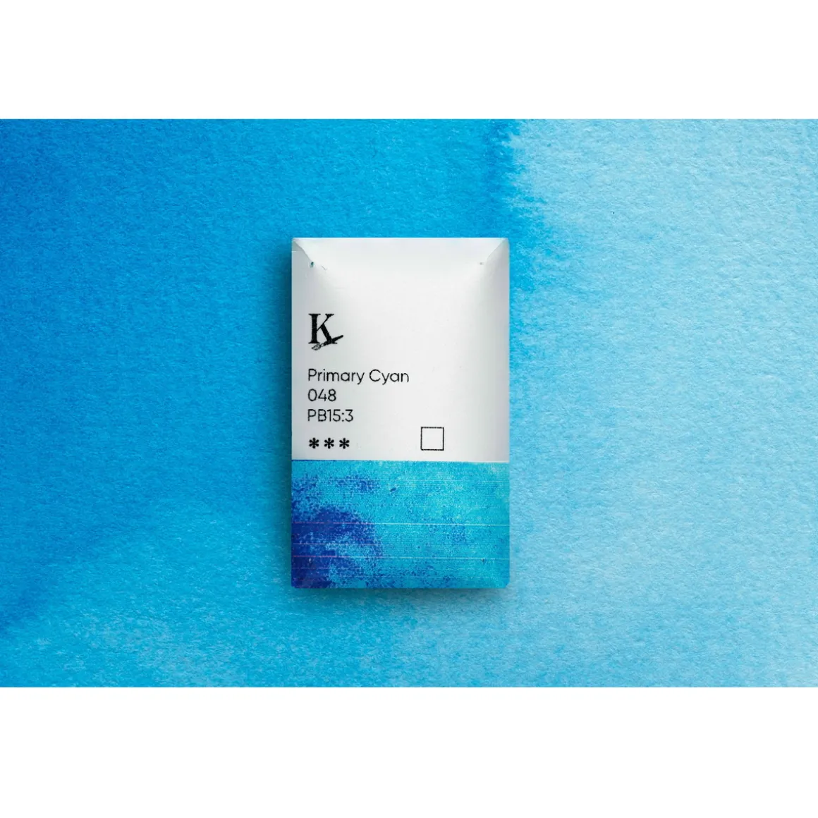 Kreatima Watercolour akvarellmaling 1/1 – Primary Cyan 048 PB15:3