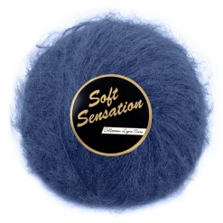 Lammy Garn Soft Sensation 25 g blå 890