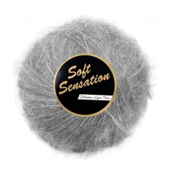 Lammy Garn Soft Sensation 25 g grå 38