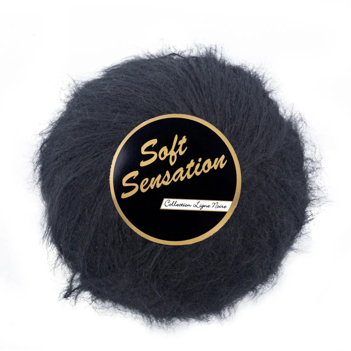Lammy Garn Soft Sensation 25 g svart 1